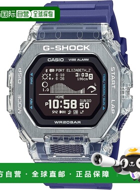 【日本直邮】卡西欧 G-SHOCK G-LIDE 蓝牙款 GBX-100S-2JF 蓝色男