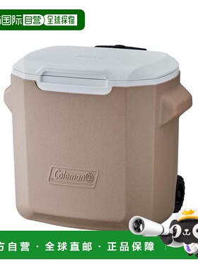 日本直邮Coleman-车轮冷却器/28QT（Greige）