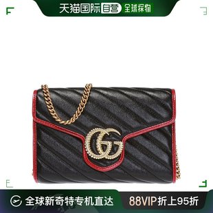 573807 自营香港直邮GUCCI 女士黑色挎包 古驰 0OLFX