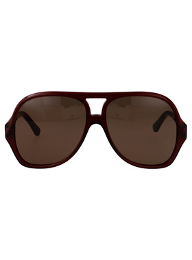 香港直邮CHLOÉ 女士太阳镜 CH0289S002 SS2026 棕色 Sunglasses