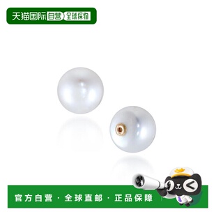 日本直邮日潮 Star Jewelry K10珍珠后夹 番号2JP1013耳钉耳环