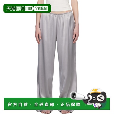 1h可退 香港直邮SKIMS 女士 灰色 Heavyweight Satin Wide Leg 长
