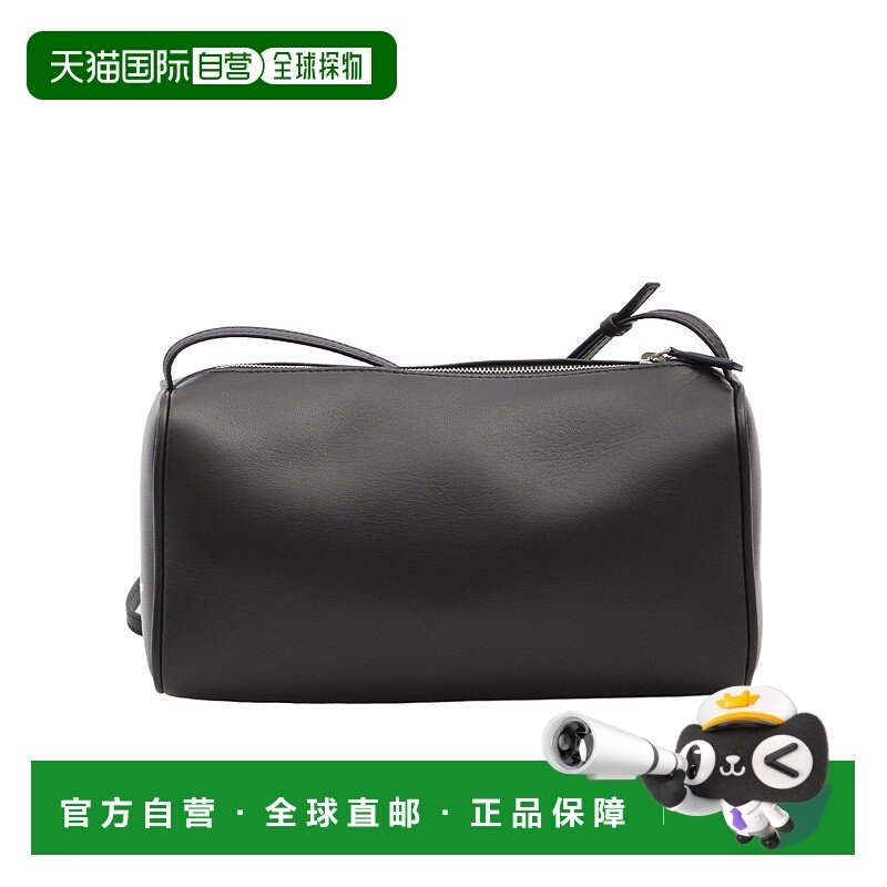 香港直邮THE ROW 女士化妆包 W1918L108BLK AW2025 黑色 拉链单肩