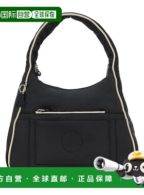 自营Kipling Ketchum Puffed Shoulder Bag - onyx black puff 美