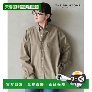 日本直邮SHINZONE 迷你格纹老爹衬衫 女士上衣 [26SMSBL10]