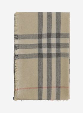 BURBERRY 女士围巾 8106063SAND SS2025 红色