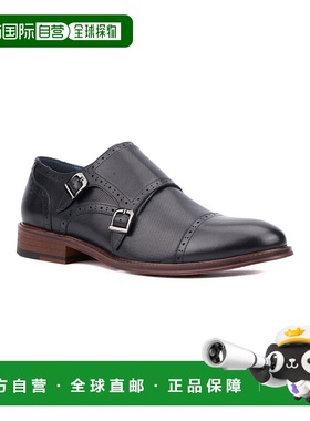 自营 Vintage Foundry Co.VF1548男士黑色皮革僧带正装鞋ZPO3748-