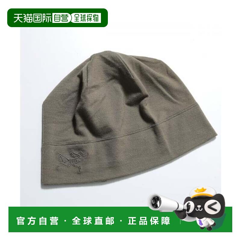 日本直邮ARC'TERYX LEAF 针织帽 冷天气羊毛 鳄鱼色卡其色始祖鸟