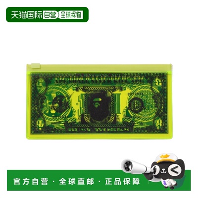 付款1h内可退 日本直邮A BATHING APE 男女同款美钞印花透明收纳