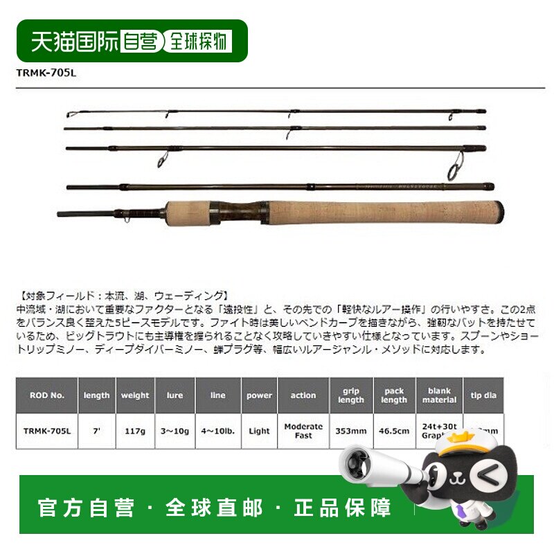 日本直邮Smith Trauttin Spin Malthus TRMK-705L (旋转/5 件)