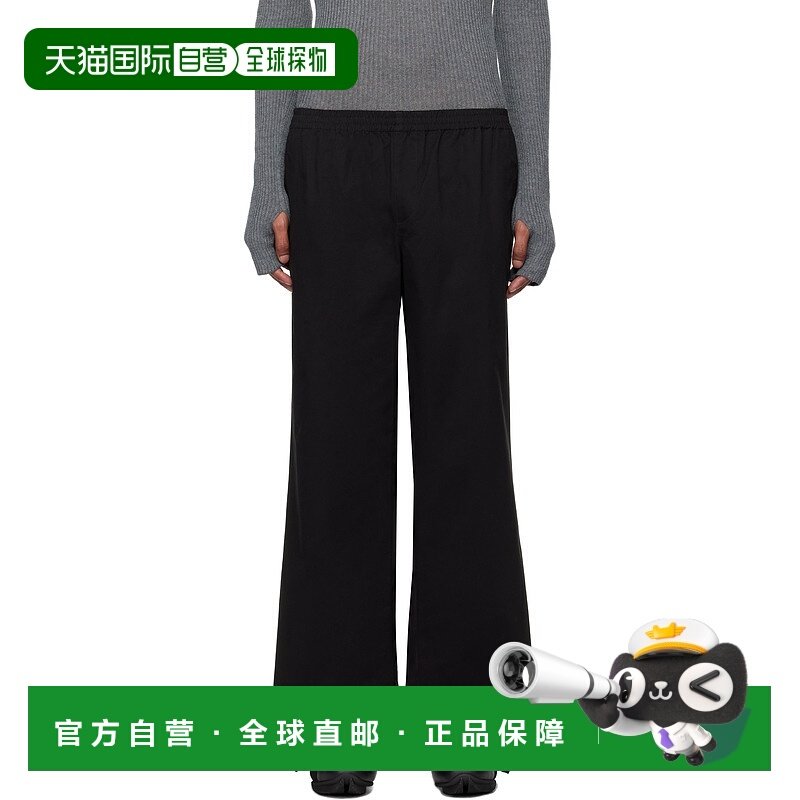 香港直邮潮奢 Robyn Lynch 男士 黑色 Relaxed Fit 长裤 AW24RLTR