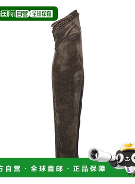 香港直邮RICK OWENS 女士连衣裙 RP02E4509V78 AW2025 棕色 Athen