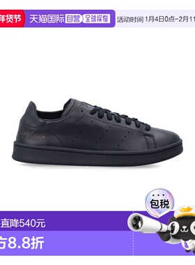 1h可退 香港直邮潮奢 Y-3 男士 Stan Smith 黑色运动鞋 HQ7319BLK