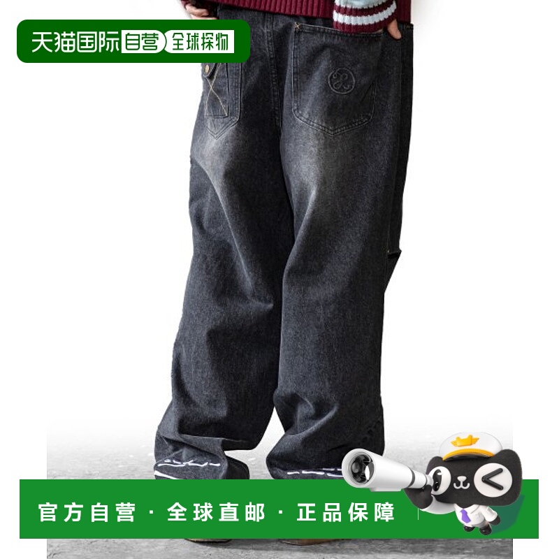 韩国直邮XTONZ 牛仔裤xp190韩东旼 泰山 崔然竣同款直筒裤