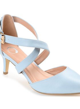 【美国奥莱】直发 Journee Collection 女式 Riva 高跟鞋 - 蓝色