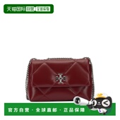 香港直邮Tory 女士 Burch 1h可退 托里 伯奇 红色牛皮肩包 154706