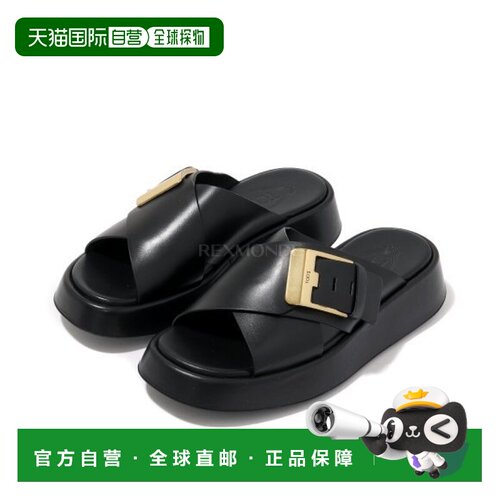 韩国直邮TOD`S女士厚底皮革拖鞋XXW95L0JW50N6M B999舒适凉鞋