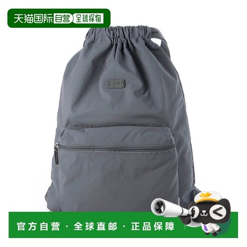 日本直邮Ungrid 防水轻便软尼龙logo胶带背包 U02348AW025567 背