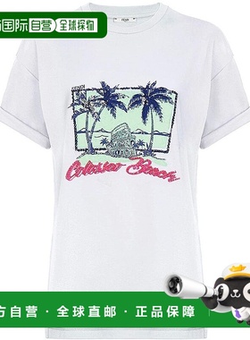 香港直邮FENDI 女士T恤 FS7011A3BPF0ZNM SS2018 白色 Colosseo B