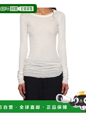 1h可退 香港直邮奢淘 Rick Owens 长袖T恤 女 RP02E4202MR