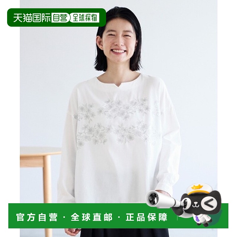 1h可退 日本直邮Sunny clouds 女士野菊刺绣 Tops 简约设计 73989