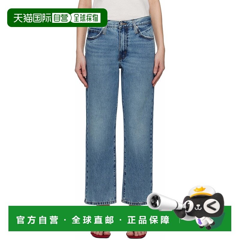 香港直邮潮奢 Frame Denim 女士 蓝色 The Hang 牛仔裤 WP25DPA01