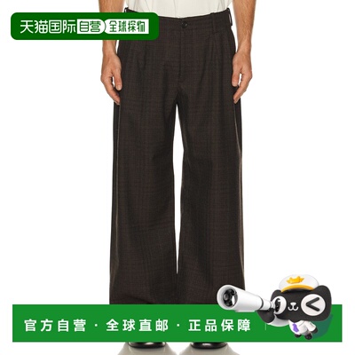 1h可退 香港直邮Our Legacy 男士 Bridge 斜纹棉布长裤 M4254BB