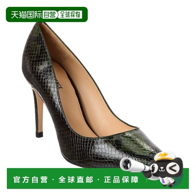 自营L'Agence Eloise Leather Pump - green 美国奥莱直发