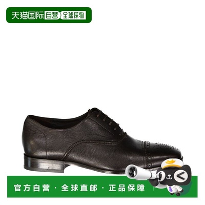 自营Salvatore Ferragamo Calfskin Oxfords And Men's Derbies -