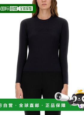 1h可退 香港直邮潮奢 MaxMara 麦斯玛拉 女士 带Logo毛线衫 25213