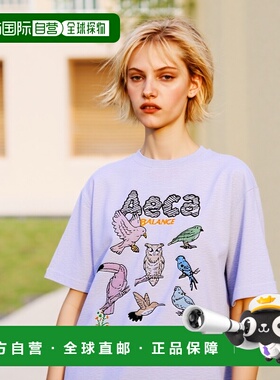 韩国直邮AECA WHITE 公用T恤AWCMSSBDTTSOV003C0BD AECA BIRDS HA