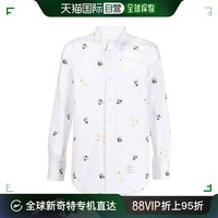 香港直邮潮奢 Thom Browne 汤姆 布朗 男士BIRDS AND BEES 纽扣衬