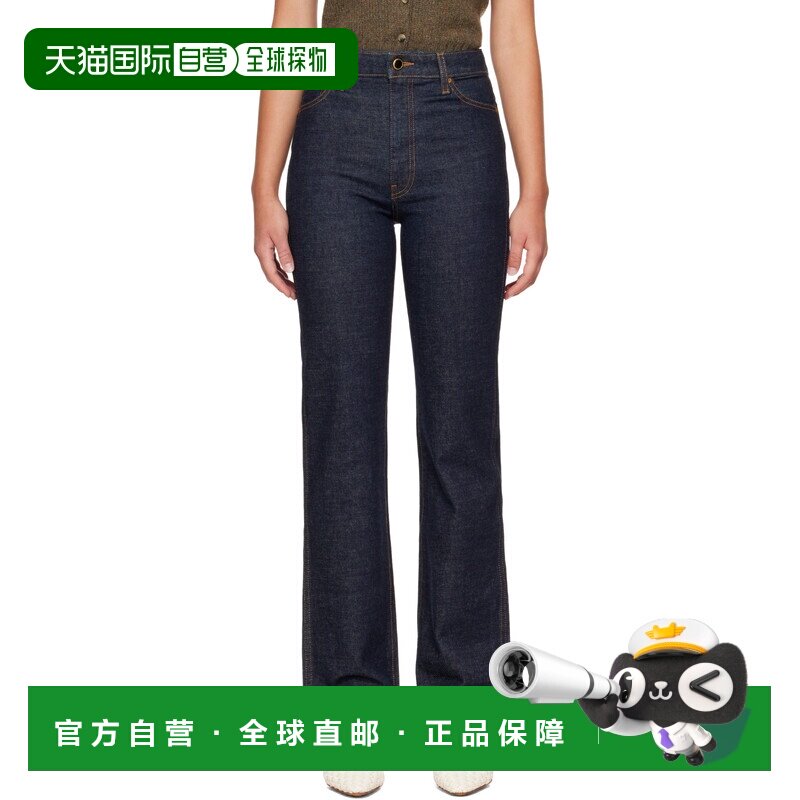 香港直邮KHAITE女士牛仔长裤牛仔裤直筒裤图片