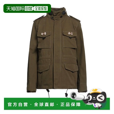 1h可退 香港直邮潮奢 Coach 蔻驰 女士 夹克 green绿色 舒适时尚