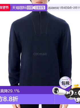 韩国直邮WoolPower 拉链龟颈 400 Darknavy (7224) 长袖男装