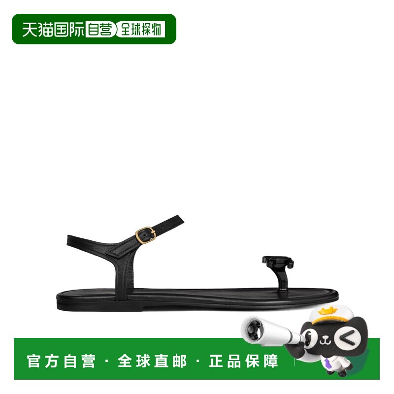香港直邮CELINE 女士凉鞋 366485276C38NO CO 黑色 支付后1h可退图片