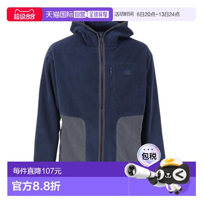 日本直邮New Balance 时尚摇粒绒夹克 MJ43515NNY（男款）外套