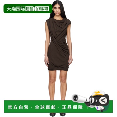Entire Studios 女士 棕色 Twist 连衣裙 ESSS26DR03908Demitasse