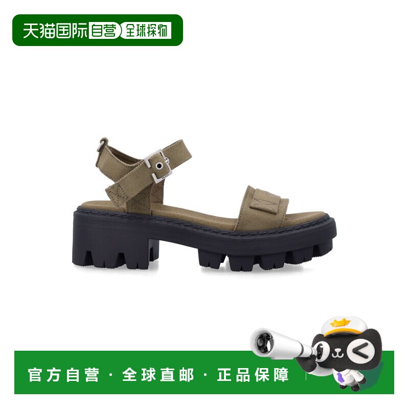 香港直邮PRADA 女士靴子 26P1X466OF055010F0161 SS2026 军绿色 - 实物图