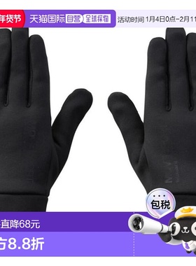 日本直邮Descente 轻量弹力手套 ST4FGV50U [BK00] 黑色 M-L码 手