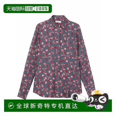 自营lafayette 148Scottie 钢质多色衬衫 - steel multi 【美国奥