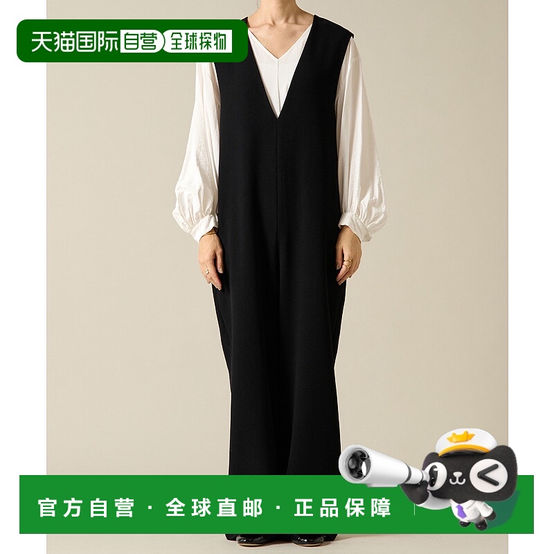 1h可退 日本直邮Liesse 女士背缎直筒连体裤 A0156FP022