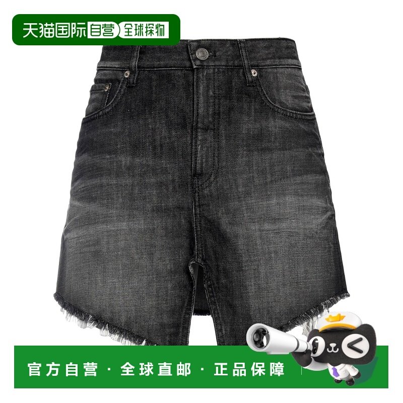 香港直邮Balenciaga 巴黎世家 女士 牛仔半身裙 black黑色 舒适时,女装/女士精品,半身裙,淘宝优惠券,粉丝福利购,淘宝优惠卷