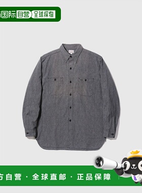 日本直邮BUZZ RICKSON'S 浅蓝色牛仔衬衫男女长袖有大码可选时尚