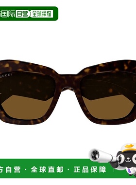 1h可退 香港直邮Gucci 古驰 女士 几何框太阳镜 GG1422S colorful