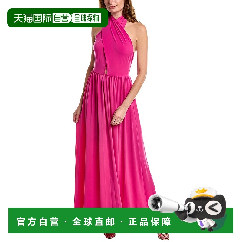自营 Halston Jennifer 礼服 粉色 美国奥莱直发