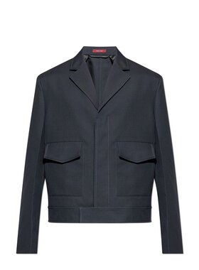 GUCCI 男士外套 809595Z7AL31212 SS2025 黑色 Jacket