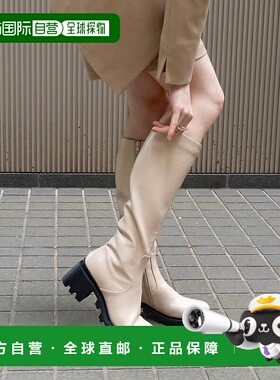 日本直邮RANDA 弹力橡胶底长靴 RA041BW12481 长靴