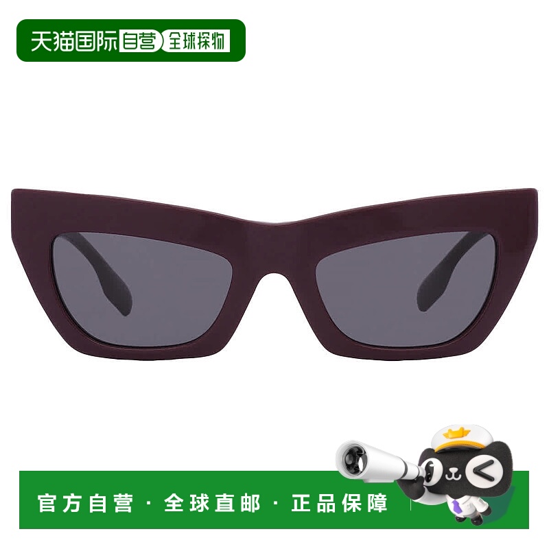 自营Burberry Dark Grigio Cat Eye Ladies Sunglasses BE4405 39