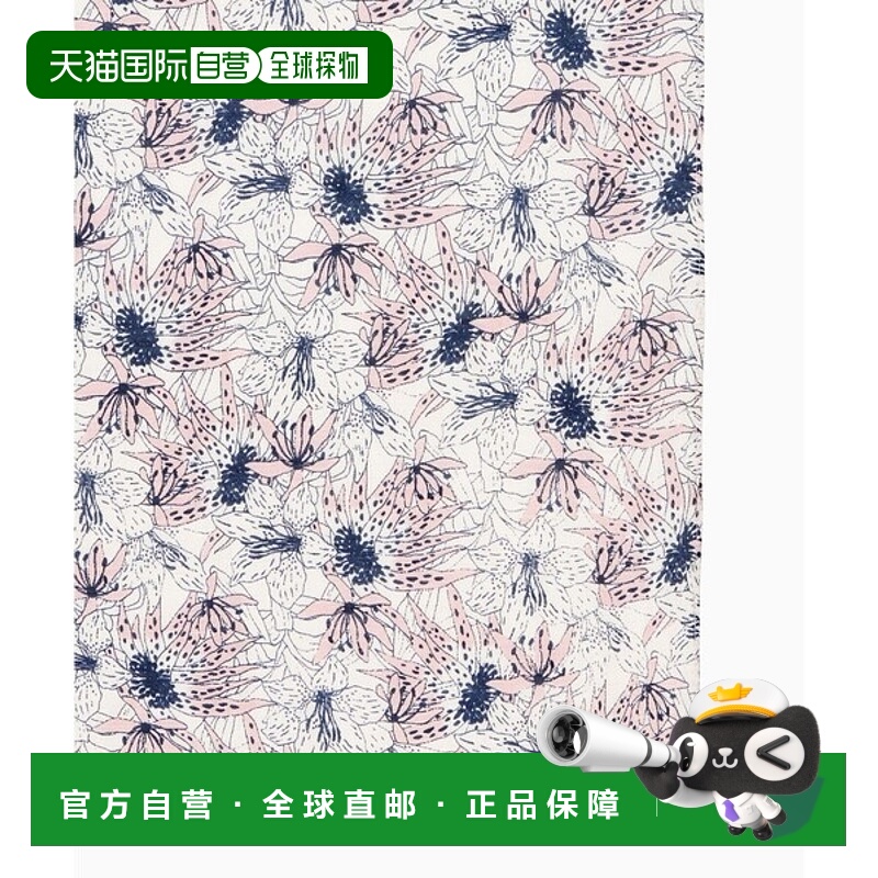 日潮跑腿AIGLE艾高 植物印花亚麻围巾 ZRSBH18